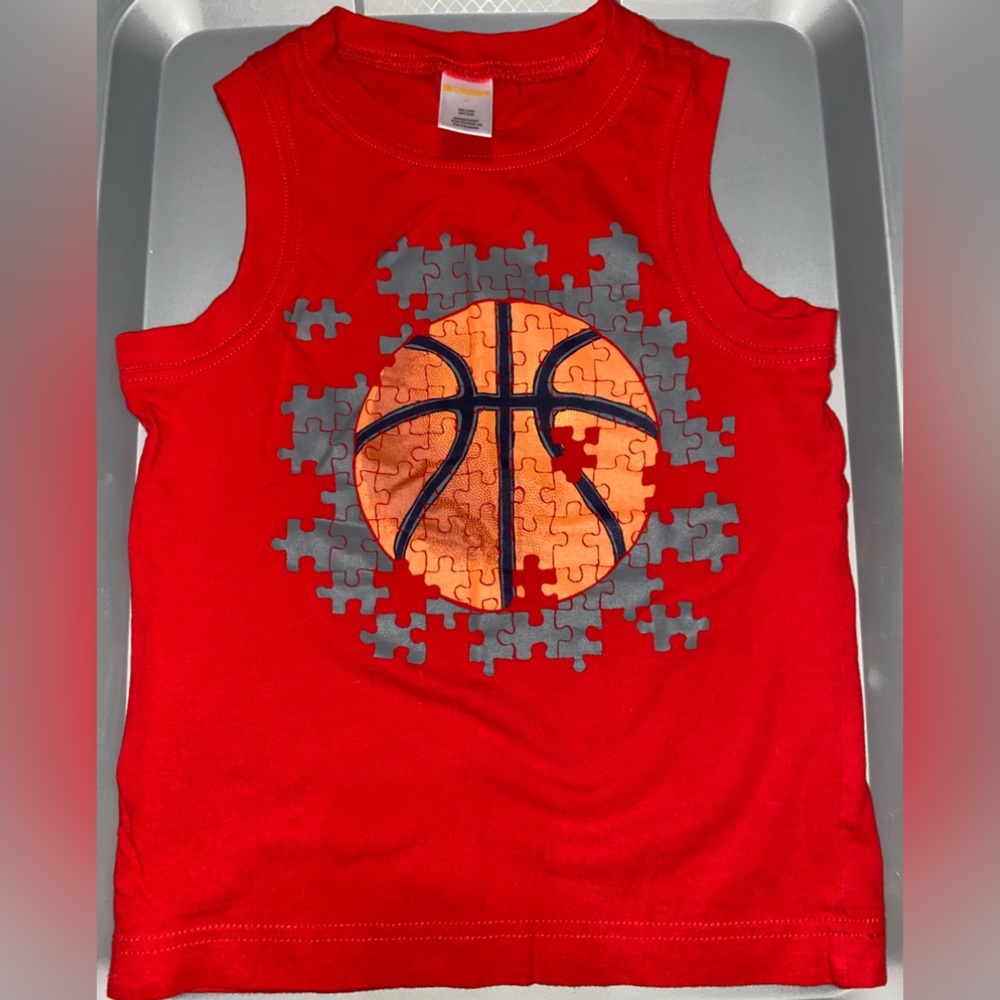 Gymboree Basketball Puzzle Tank Top Size 4